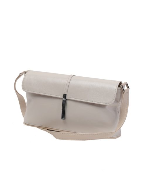 Karen Emilka bézs rostbőr női alkalmi táska