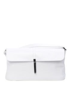 Karen 020 oldaltáska fehér rostbőr 