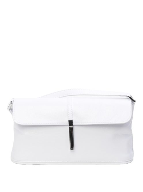 Karen 020 oldaltáska fehér rostbőr 