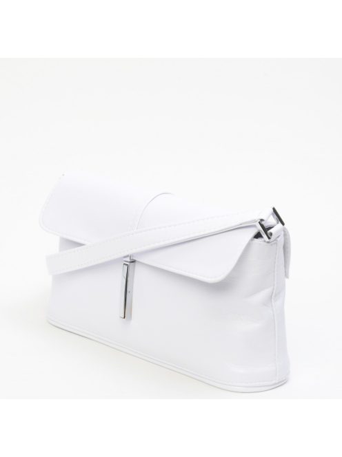 Karen 020 oldaltáska fehér rostbőr 