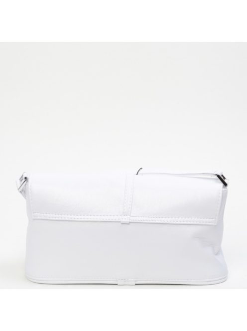 Karen 020 oldaltáska fehér rostbőr 