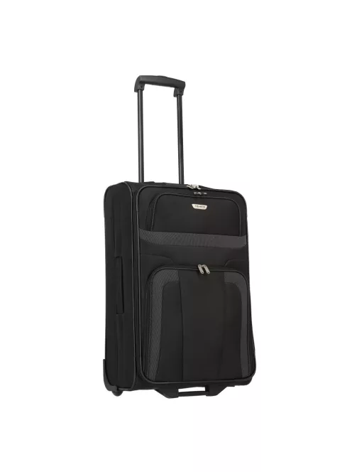 Travelite Orlando közepes bőrönd fekete 2 kerekű