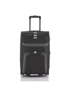 Travelite Orlando közepes bőrönd fekete 2 kerekű