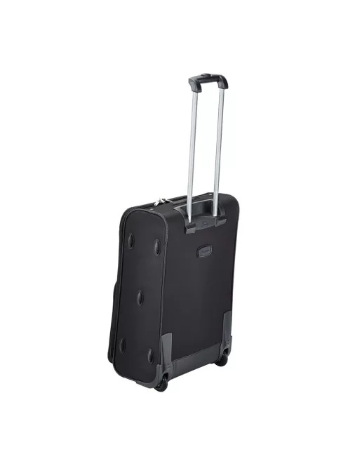 Travelite Orlando közepes bőrönd fekete 2 kerekű