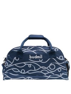 Budmil Nina kék-fehér mintás női sporttáska