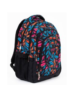   Budmil Lynsey fekete-színes lány laptoptartós hátizsák 15,6"