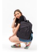Budmil William fekete-szürke laptoptartós hátizsák 15,6"