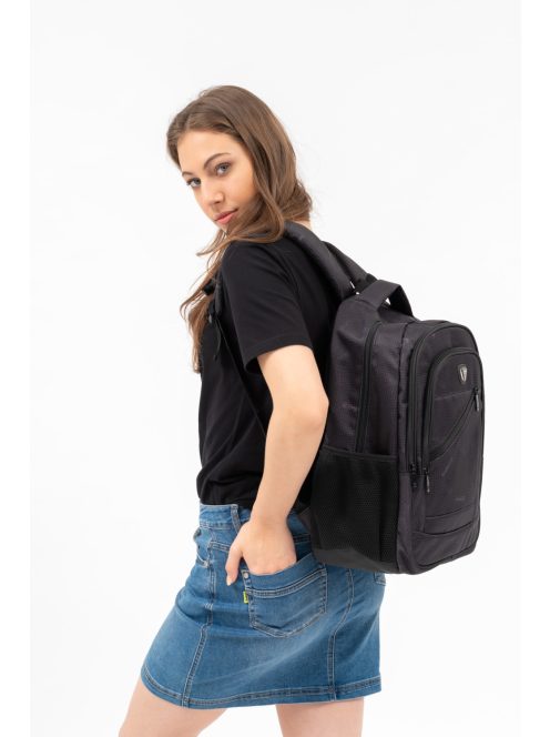 Budmil William fekete-szürke laptoptartós hátizsák 15,6"
