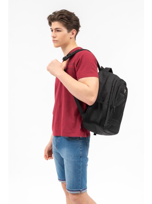 Budmil William fekete laptoptartós hátizsák 15,6"
