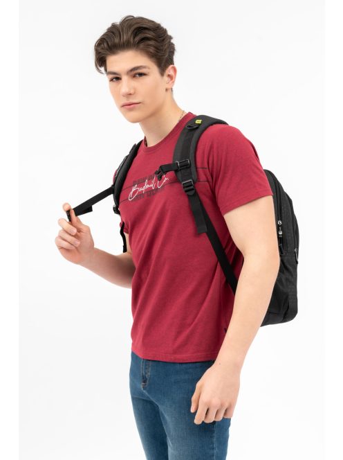 Budmil David fekete laptoptartós hátizsák 15,6"