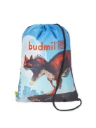 Budmil Beaumont fekete-kék dínós fiú tornazsák