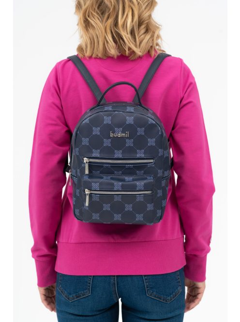 Budmil Suzanne kék mintás női hátizsák