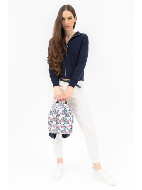 Budmil Phoebe fehér-kék női hátizsák