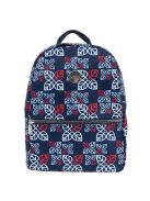 Budmil Phoebe kék-fehér női hátizsák