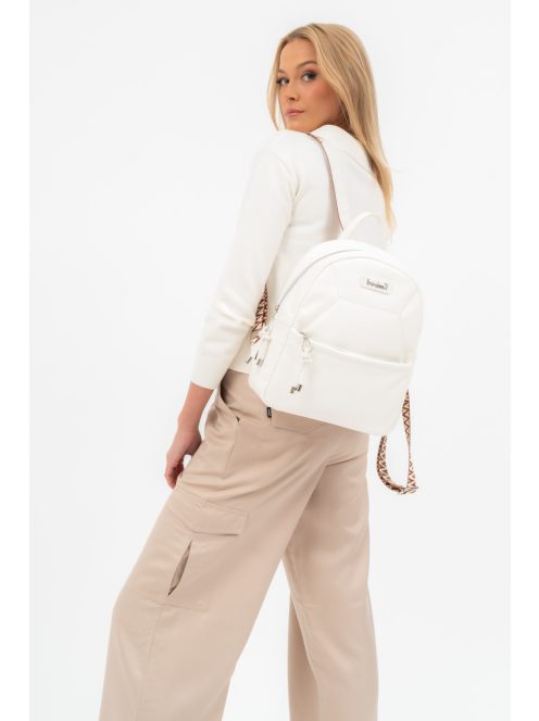 Budmil Alvera bézs női hátizsák