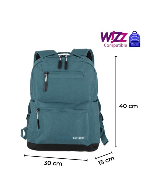 TRAVELITE Kick Off petrol közepes hátizsák