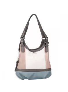 Táska TOM TAILOR 27061-151 Világos Kék-Púder-Fehér