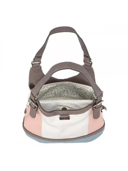 Táska TOM TAILOR 27061-151 Világos Kék-Púder-Fehér