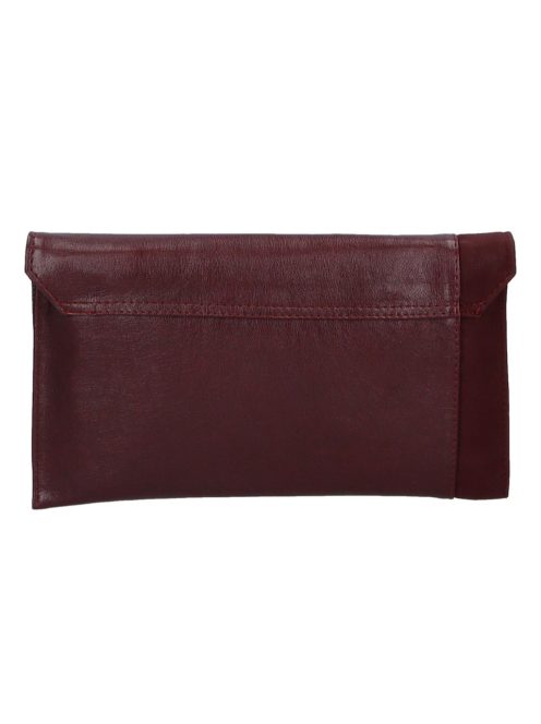 Karen D 180 bordó rostbőr női alkalmi táska