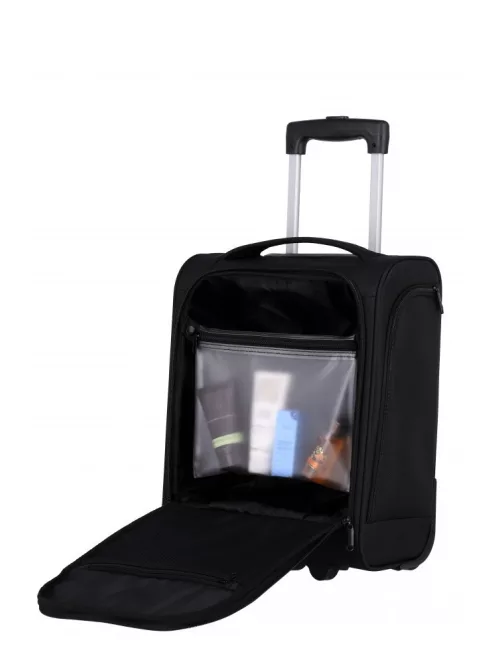 TRAVELITE Cabin Underseater fekete 2 kerekű kabinbőrönd