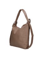 Divatos HB0161 drapp női nagy hátizsák és válltáska