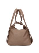 Divatos HB0161 drapp női nagy hátizsák és válltáska