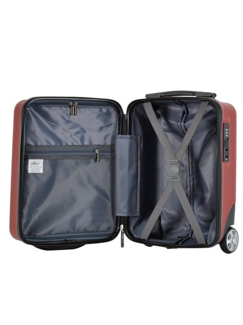 Bontour Cabinone kabinbőrönd piros 2 kerekű (40x30x20cm)