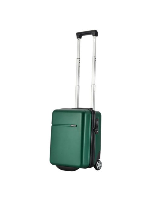 Bontour Cabinone kabinbőrönd zöld 2 kerekű 40x30x20cm