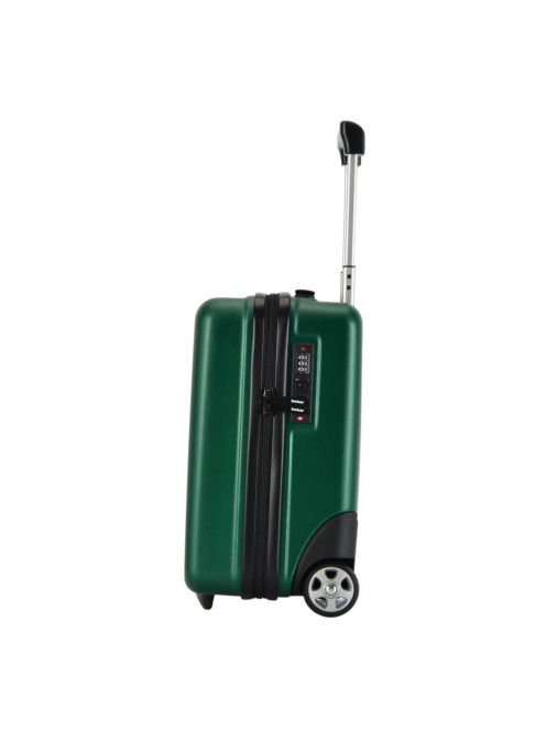 Bontour Cabinone kabinbőrönd zöld 2 kerekű 40x30x20cm