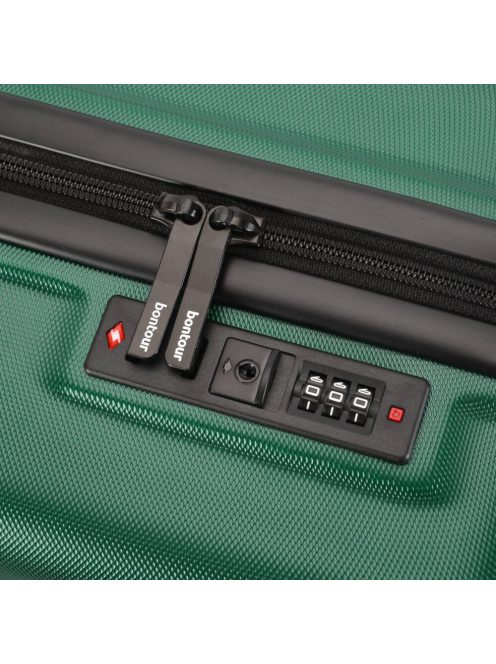 Bontour Cabinone kabinbőrönd zöld 2 kerekű 40x30x20cm