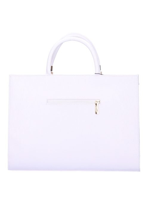 Karen Tymona fehér rostbőr női aktatáska