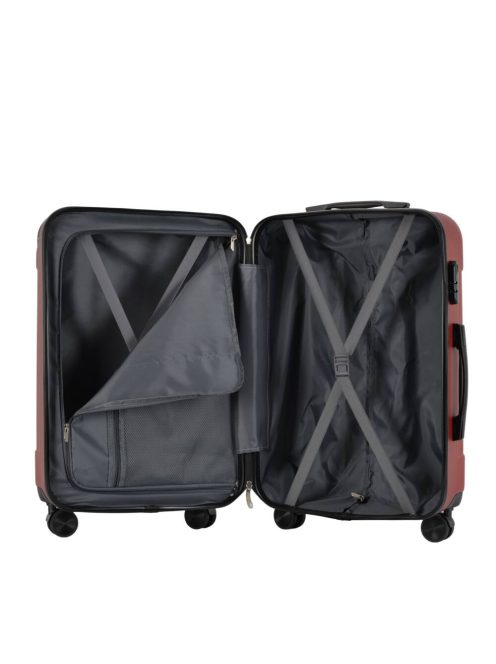 Bontour Vertical kabinbőrönd rose gold 4 kerekű