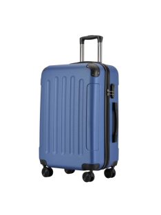 Bontour Vertical közepes bőrönd kék 4 kerekű