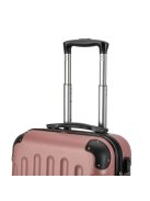 Bontour Vertical közepes bőrönd rose gold 4 kerekű