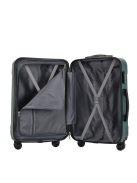 Bontour Vertical zöld 4 kerekű közepes bőrönd