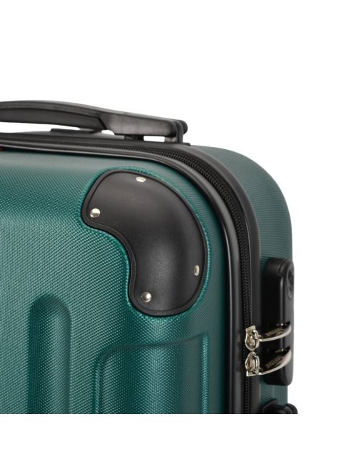 Bontour Vertical zöld 4 kerekű közepes bőrönd