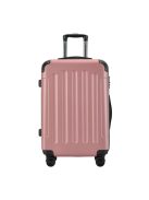Bontour Vertical nagy bőrönd rose gold 4 kerekű