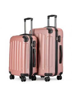   Bontour Vertical rose gold 4 kerekű 2 részes bőrönd szett