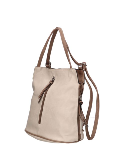 Hernan Bag HB0212 bézs drapp női hátizsák és válltáska