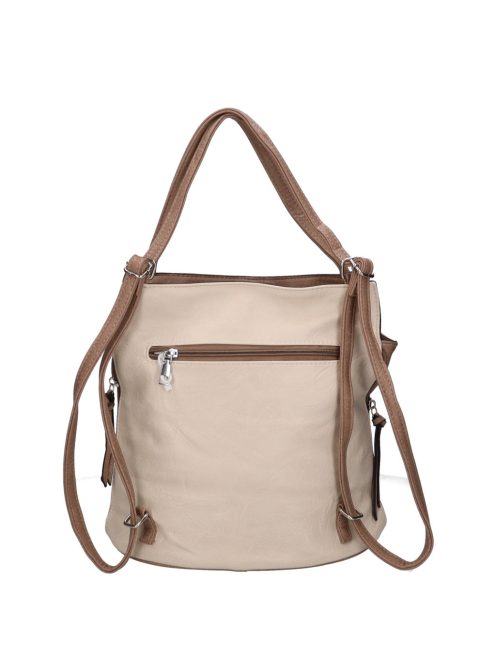 Hernan Bag HB0212 bézs drapp női hátizsák és válltáska