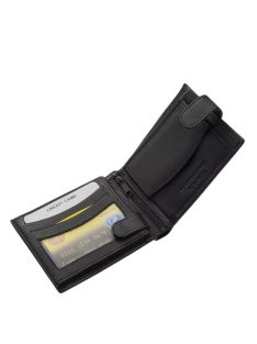 Pénztárca La Scala DBO-48 Fekete bőr férfi