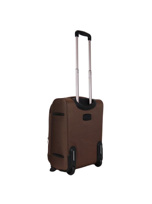 Leonardo Da Vinci Genova barna 2 kerekű bővíthető kabinbőrönd