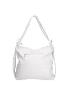 Válltáska Hátizsák OLASZ BŐR 5555 Fehér