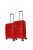 Bontour Flow piros 4 kerekű kabinbőrönd és közepes bőrönd