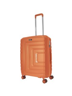 Bontour Charm narancssárga 4 kerekű közepes bőrönd