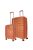 Bontour Charm narancssárga 4 kerekű kabinbőrönd és nagy bőrönd