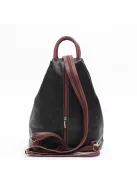 Hátizsák OLASZ BŐR 136 Fekete-barna