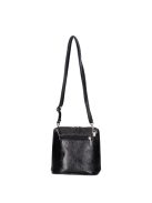 Táska OLASZ BŐR 5128 Fekete fényes