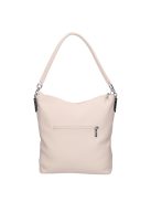 Karen Bona bézs virágos rostbőr női válltáska