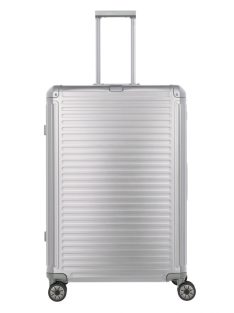  Travelite Next L ezüst nagy méretű prémium alumínium bőrönd